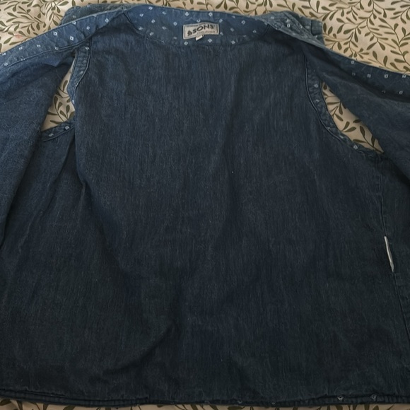 & Sons denim button down vest - Picture 7 of 8